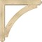 Ekena Millwork Thorton Craftsman Rough Sawn Bracket w/ Offset Brace, Douglas Fir, 6"W x 36"D x 36"H BKT0604X36X36THR04RDF - alternate 2